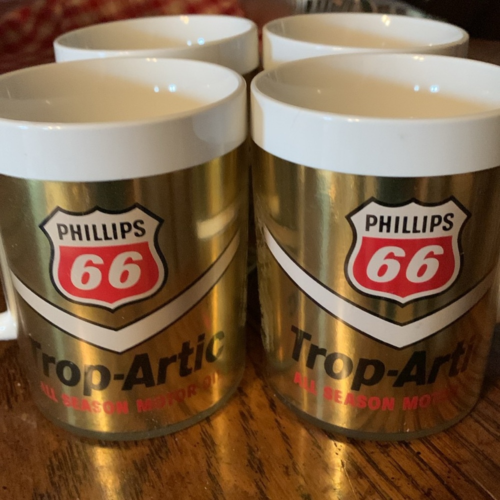 Vintage Phillips 66 Oil Gas Mug Trop-Artic INSULATED THERMO-SERV USA like new